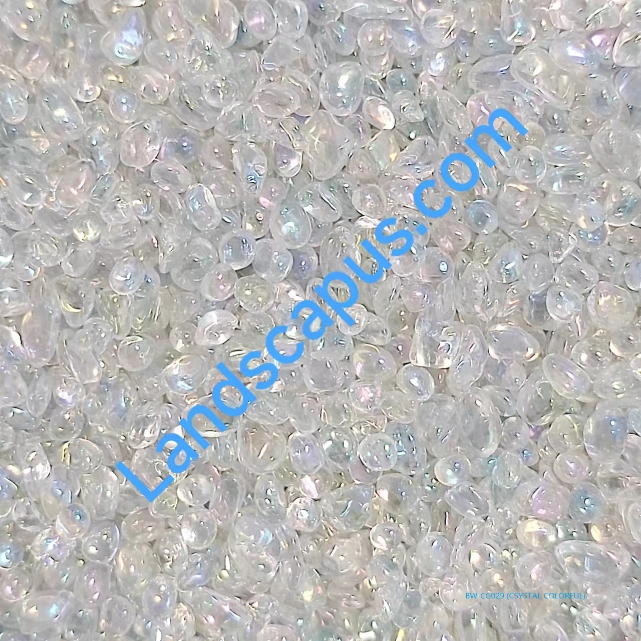 Irregular CRYSTAL Glass Beads